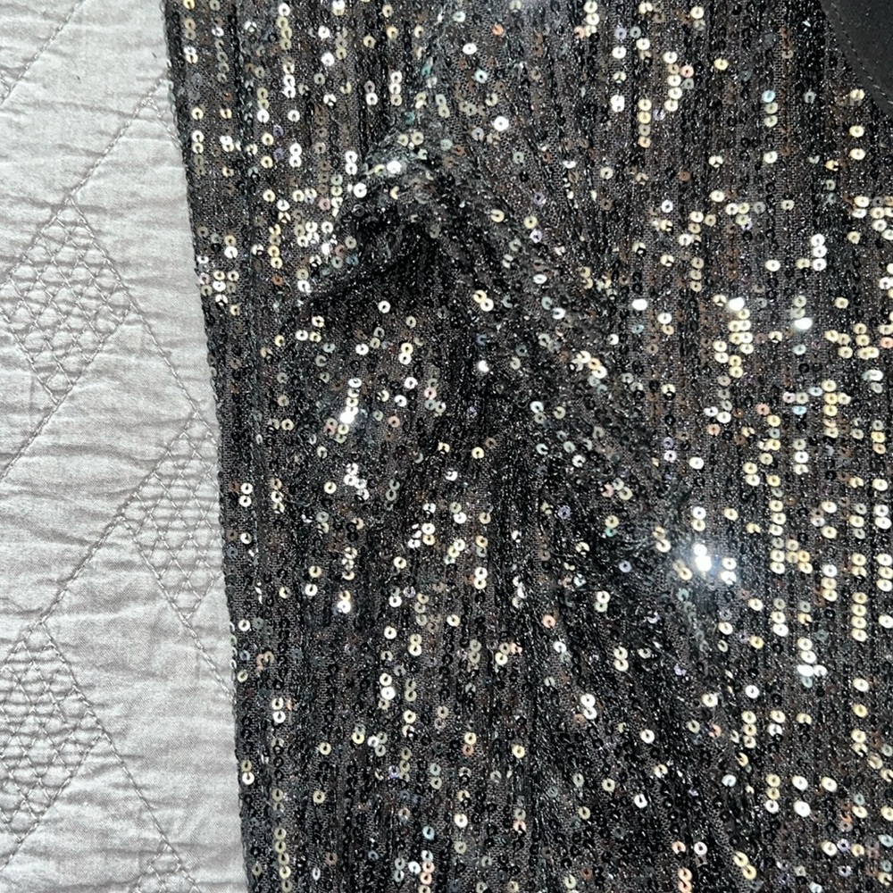 Slink & Wink Sequin Jumpsuit Size Large - image 2